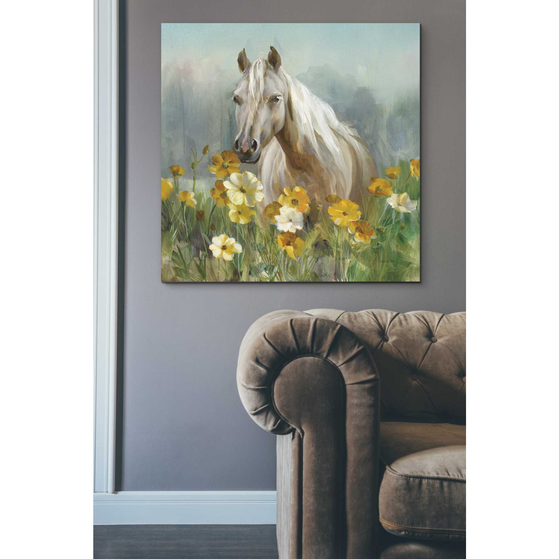 'Farm and Field II Crop' by Danhui Nai, Canvas Wall Art,37 x 37