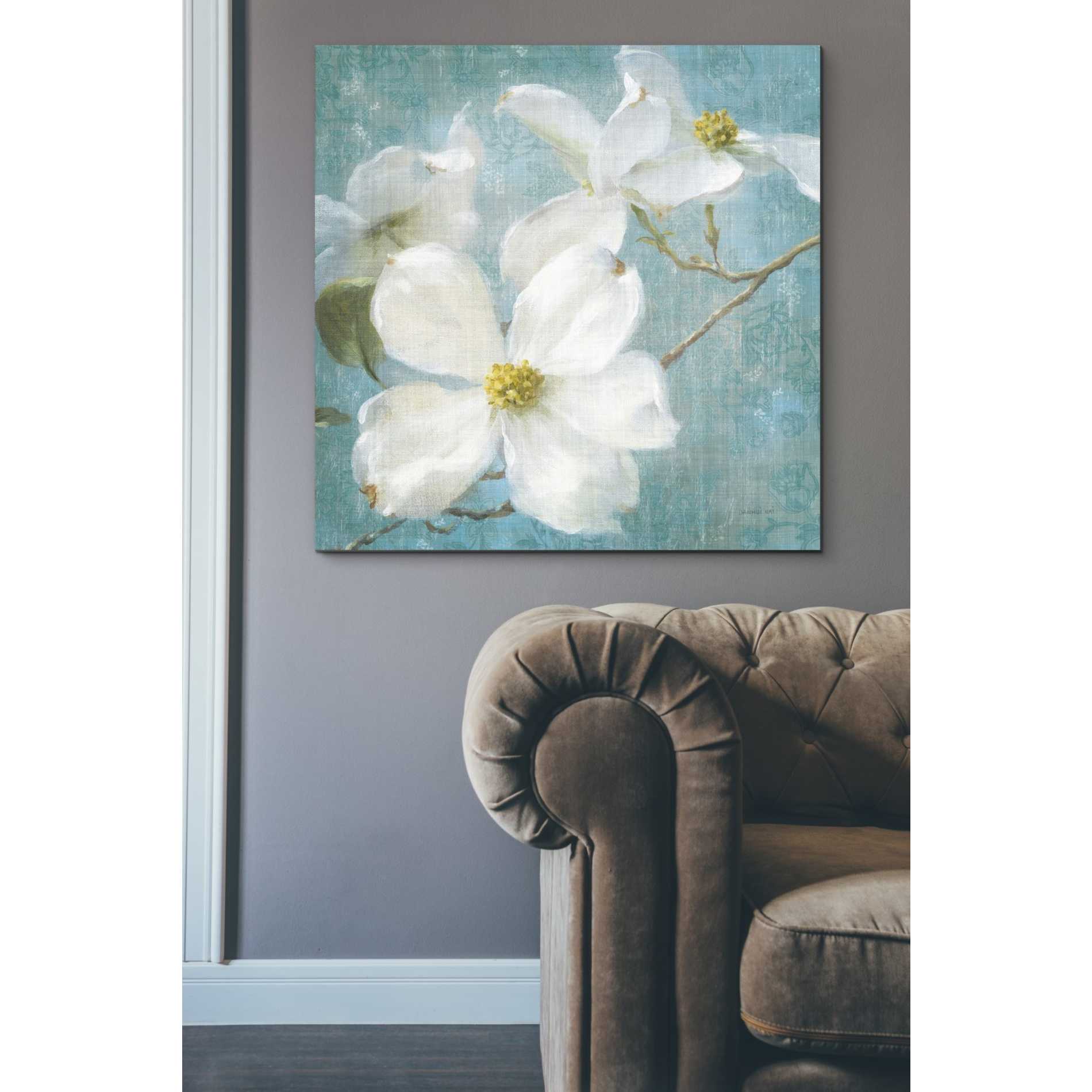 'Indiness Blossom Square Vintage I' by Danhui Nai, Canvas Wall Art,37 x 37