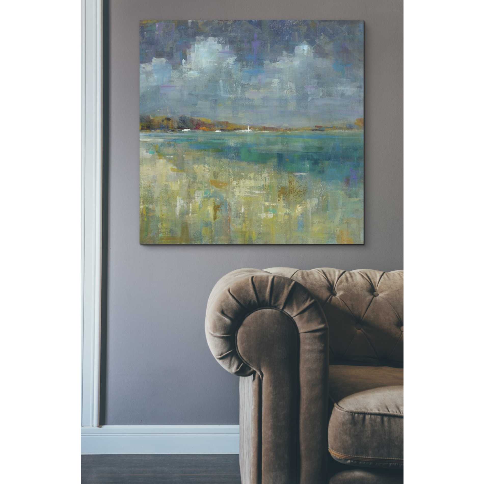 'Sky and Sea Crop' by Danhui Nai, Canvas Wall Art,37 x 37