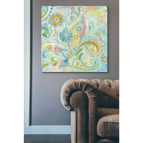 Image of 'Spring Dream Paisley XIII' by Danhui Nai, Canvas Wall Art,37 x 37