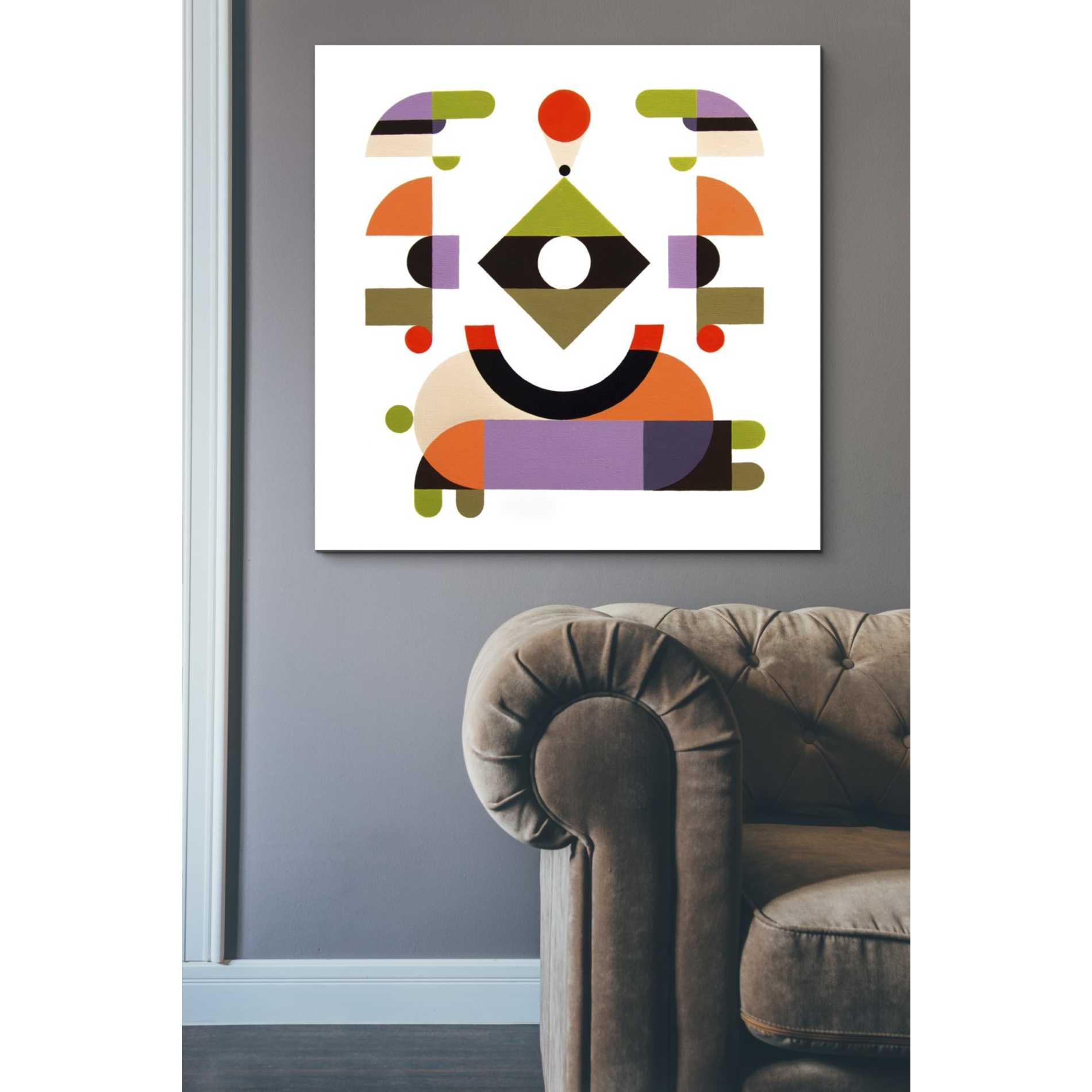 'From Above' by Antony Squizzato, Canvas Wall Art,37 x 37