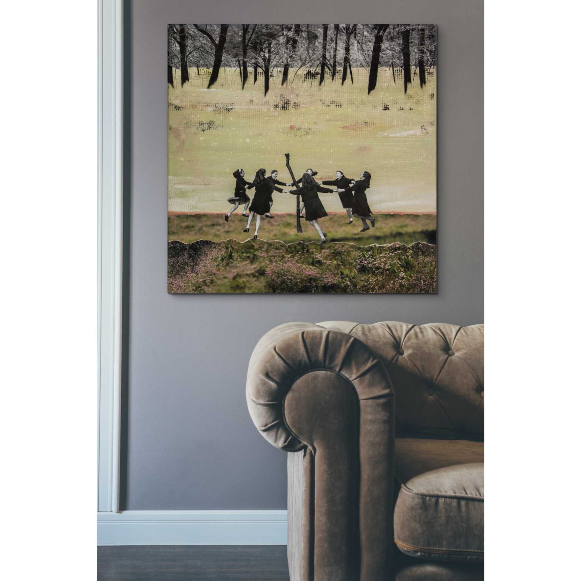 'CALL OF NATURE' by DB Waterman, Canvas Wall Art,37 x 37