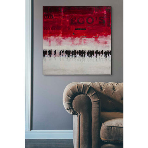 Image of 'EGO'S' by DB Waterman, Canvas Wall Art,37 x 37
