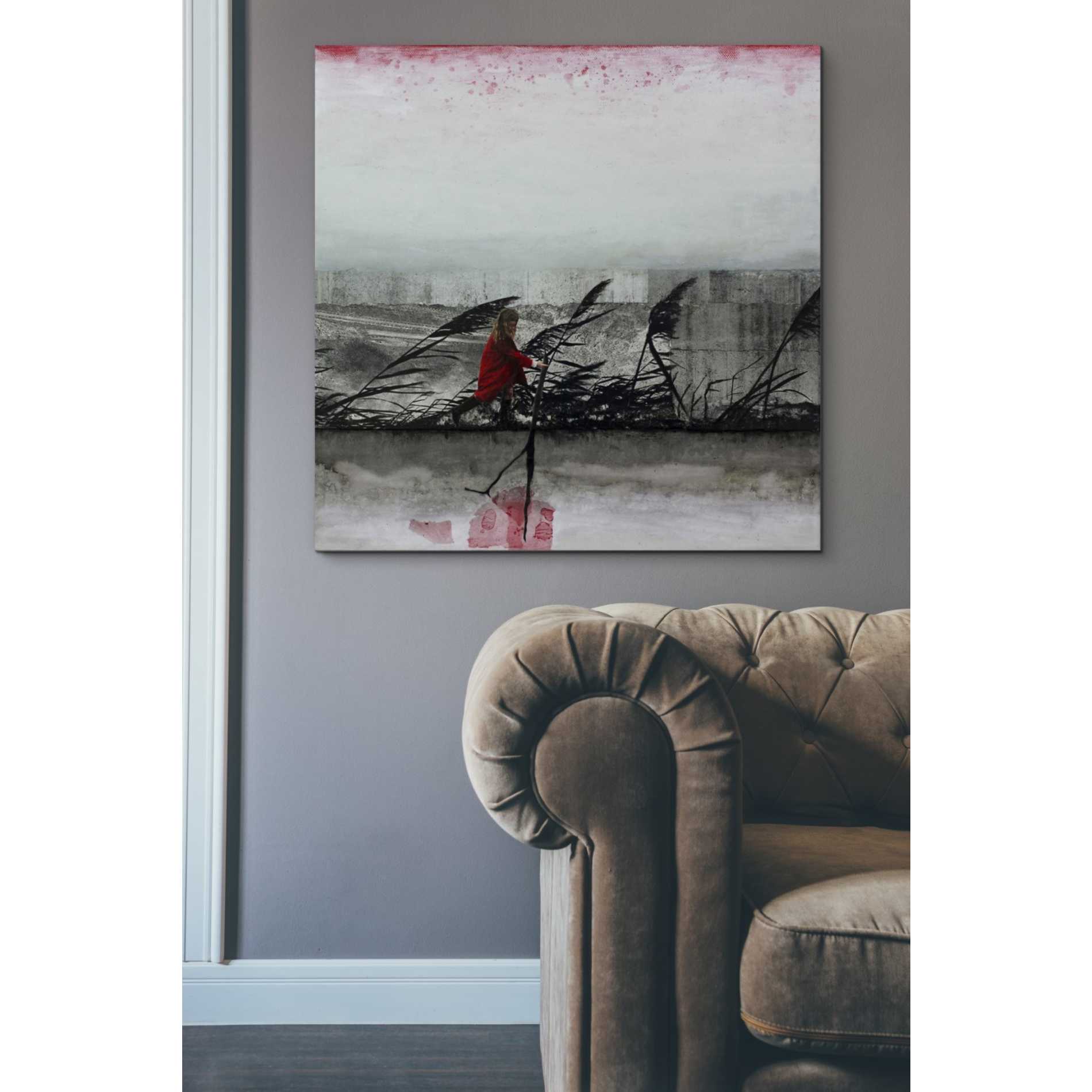 'WATER WHISPERS' by DB Waterman, Canvas Wall Art,37 x 37