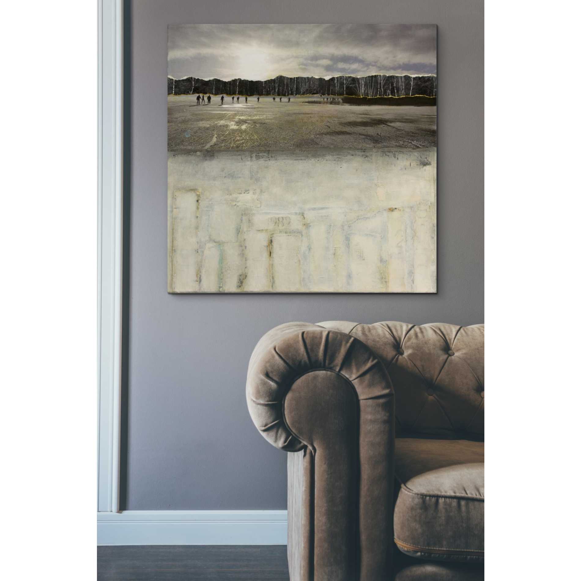 'WORLDS APART' by DB Waterman, Canvas Wall Art,37 x 37