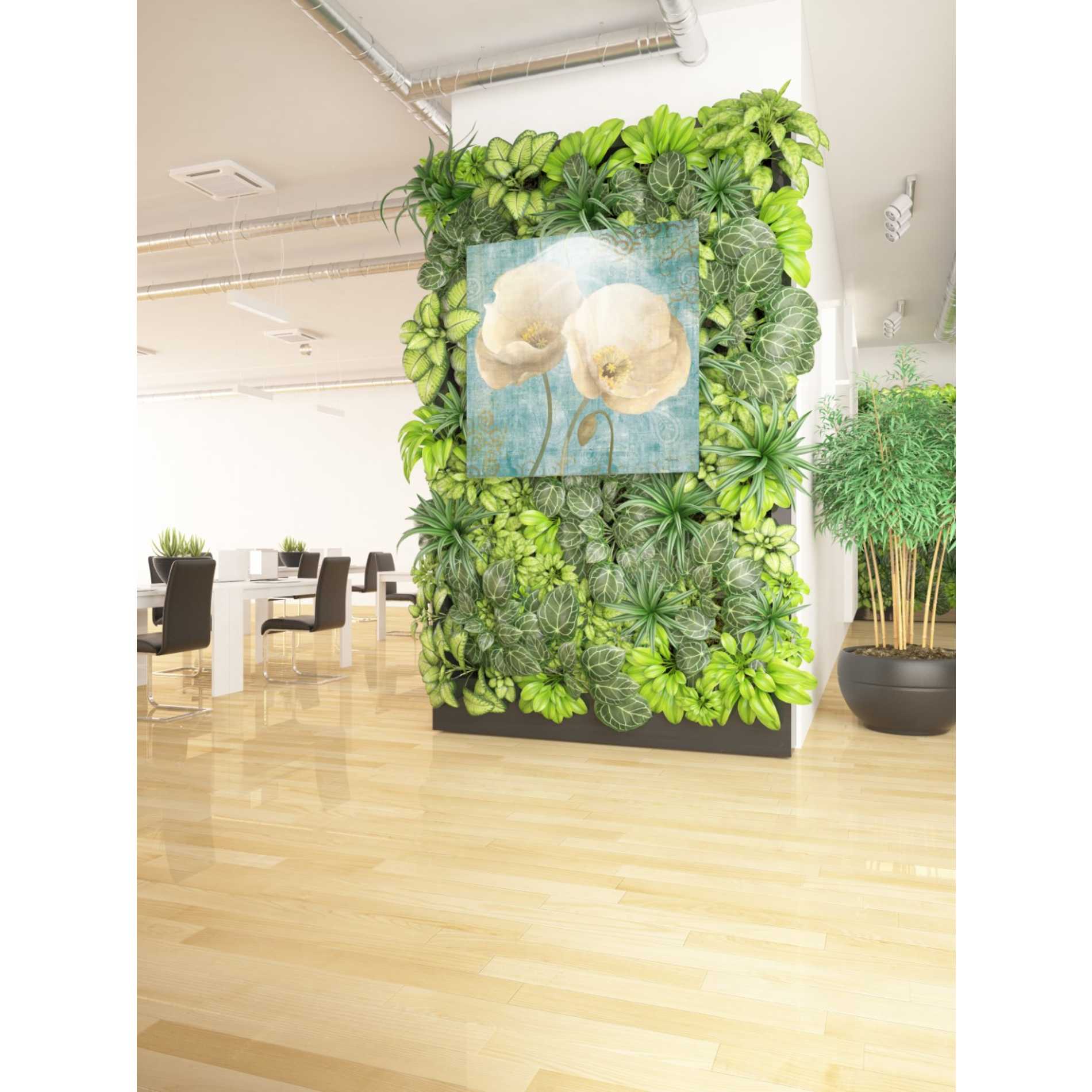 'Poppies on Paisley' by Albena Hristova, Canvas Wall Art,37 x 37