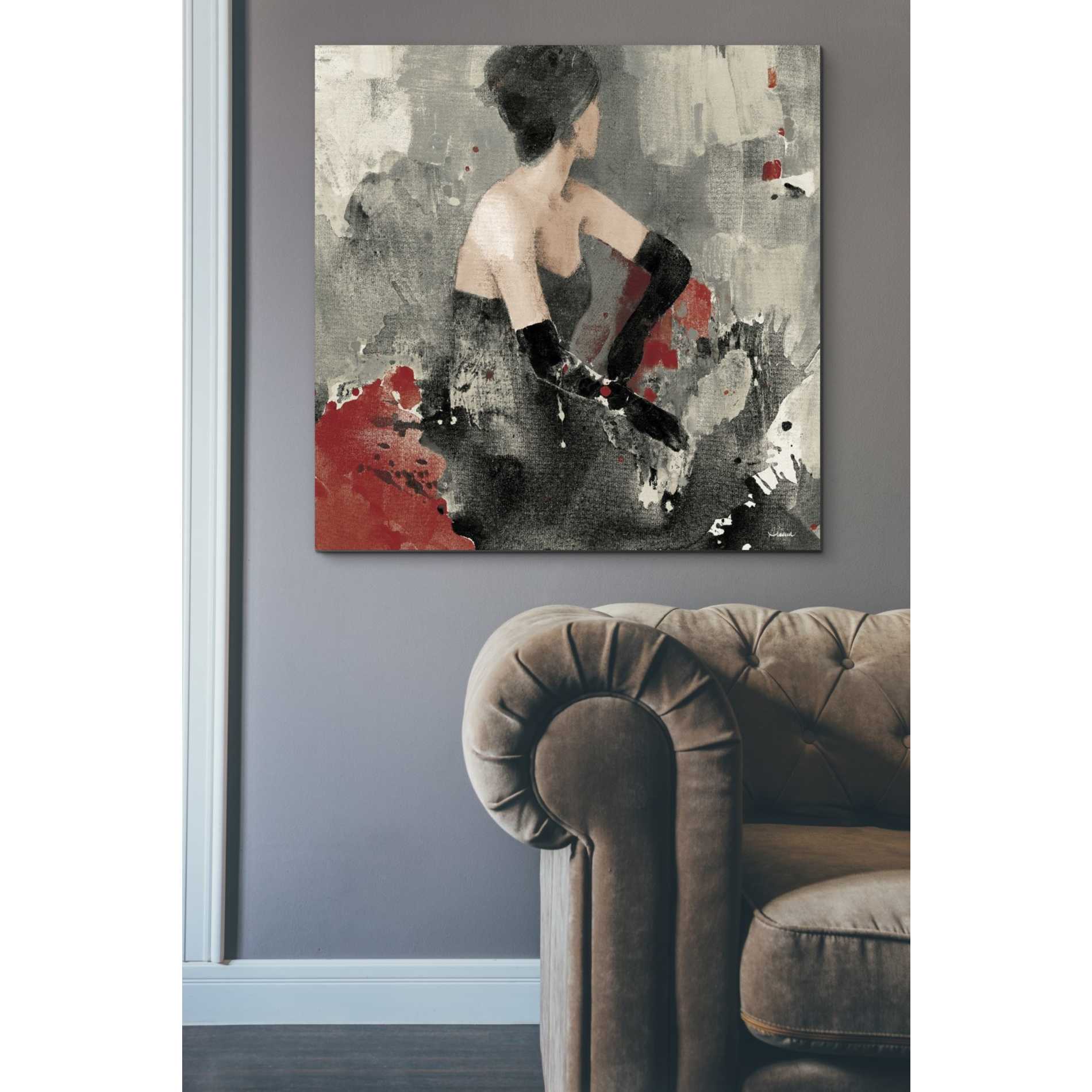 'Beautiful Gaze I Neutral' by Albena Hristova, Canvas Wall Art,37 x 37