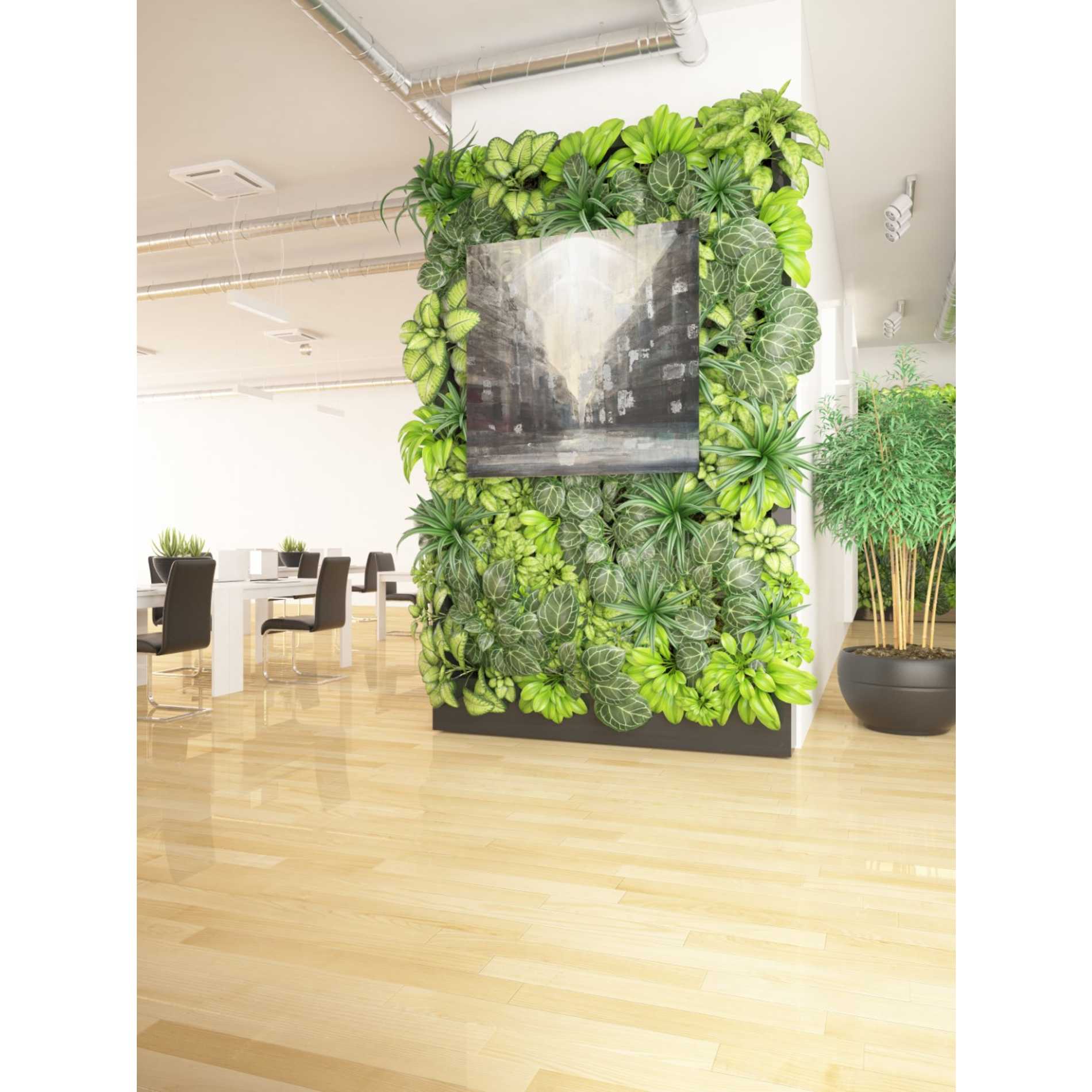 'Silver City' by Albena Hristova, Canvas Wall Art,37 x 37