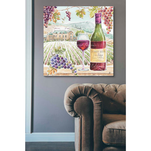 Image of 'Wine Country IV' by Daphne Brissonet, Canvas Wall Art,37 x 37
