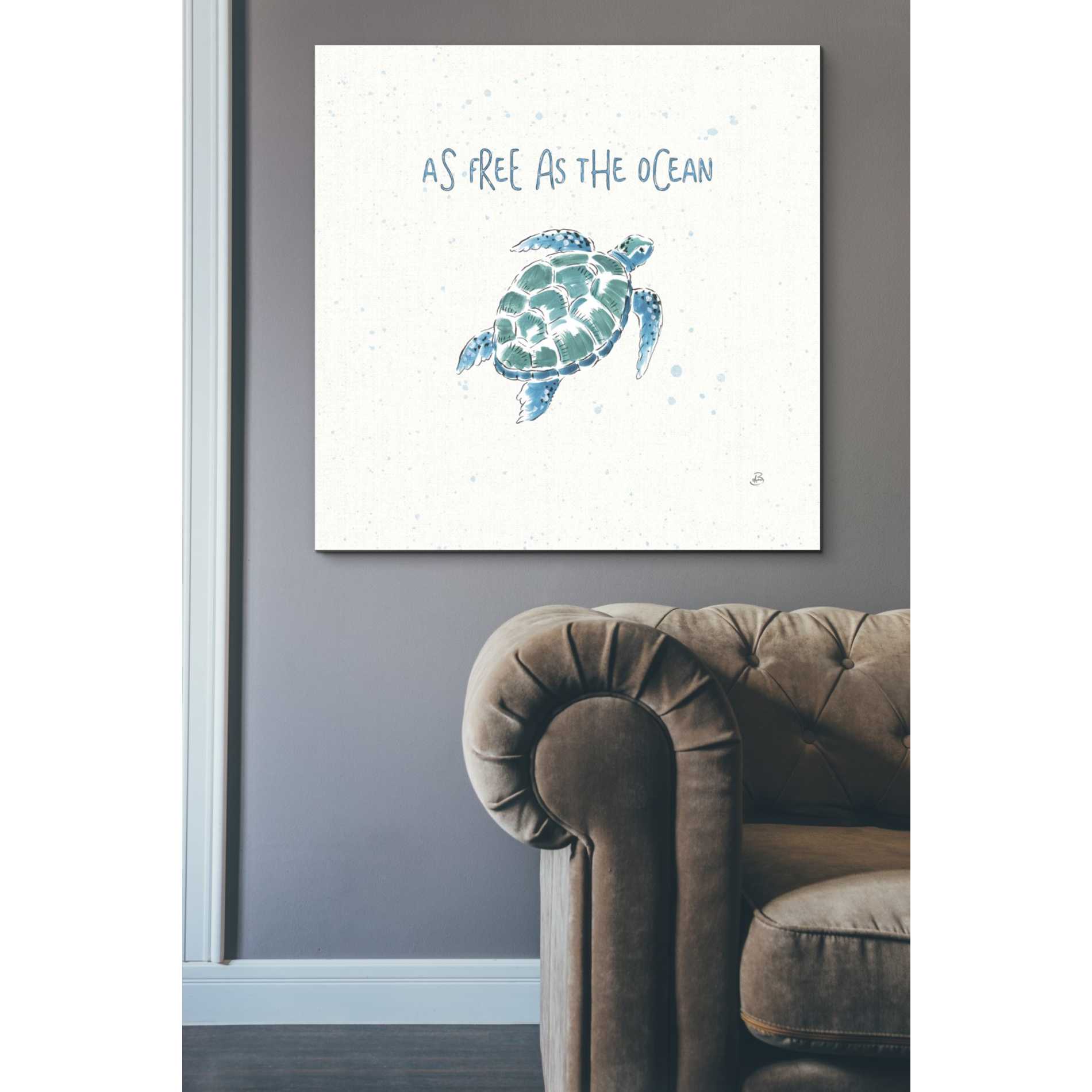 'Maritime III' by Daphne Brissonet, Canvas Wall Art,37 x 37