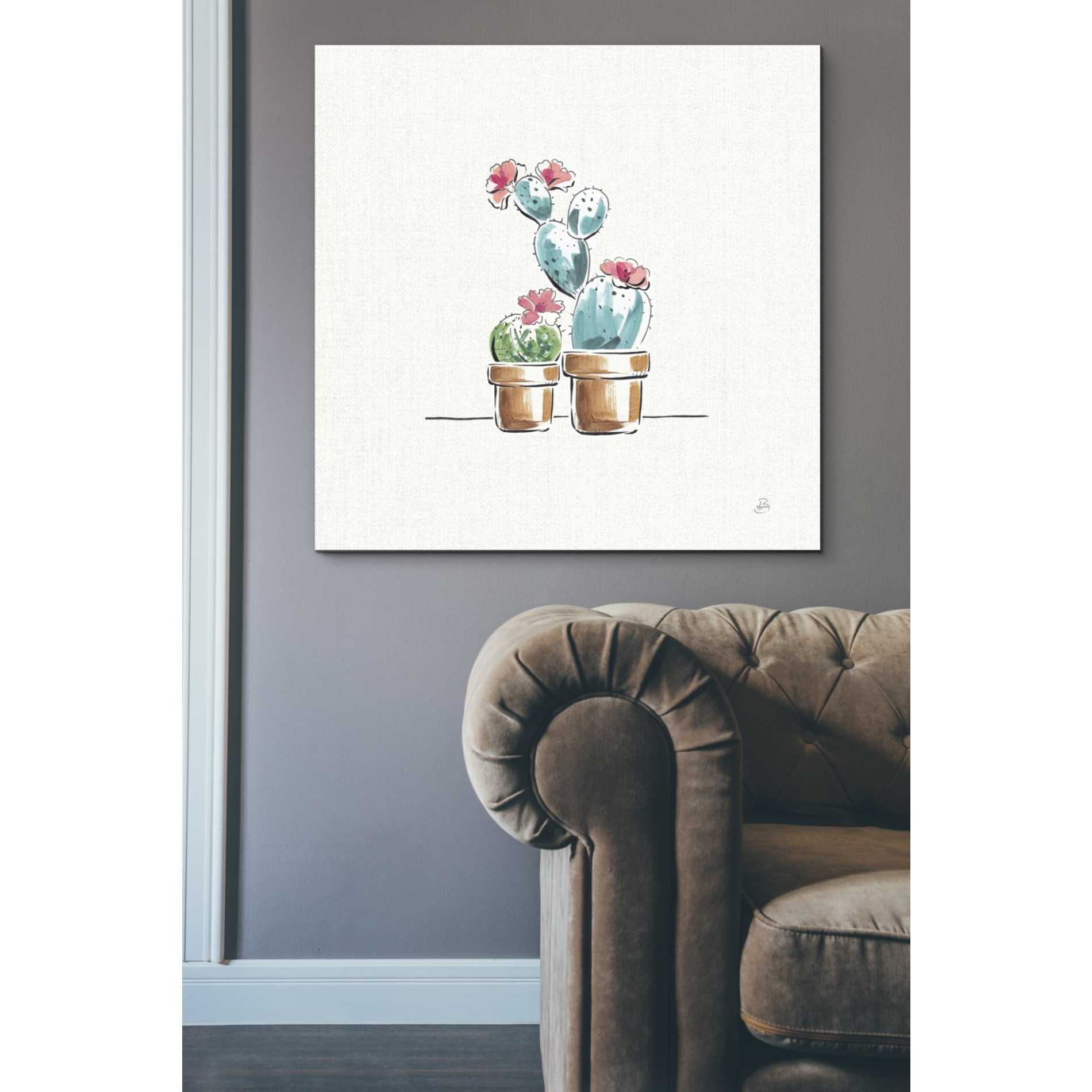 'Desert Bloom V' by Daphne Brissonet, Canvas Wall Art,37 x 37