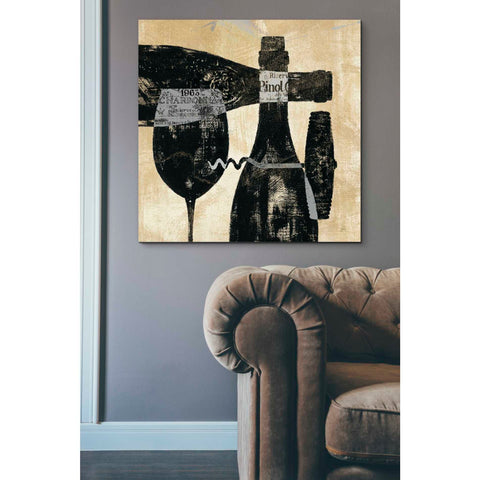 Image of 'Wine Selection I' by Daphne Brissonet, Canvas Wall Art,37 x 37