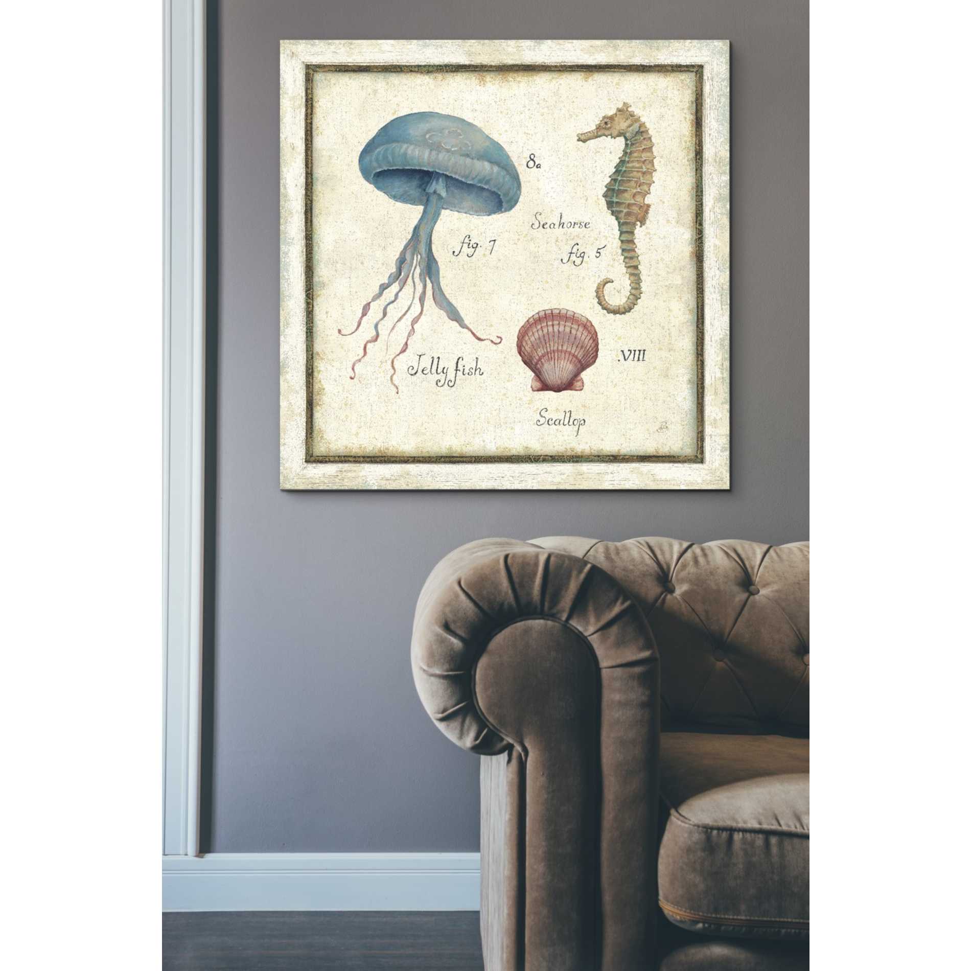 'Oceanography III' by Daphne Brissonet, Canvas Wall Art,37 x 37