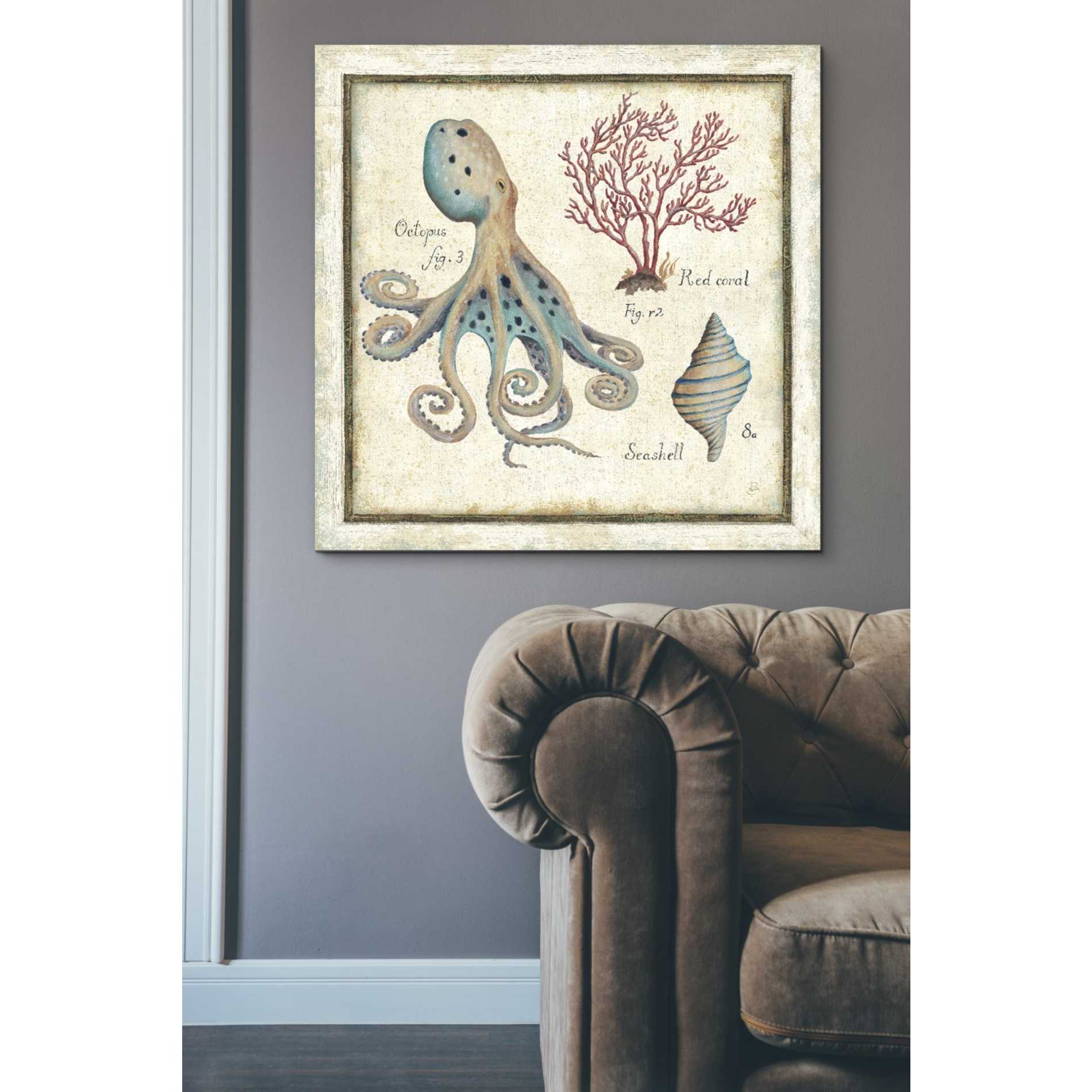 'Oceanography I' by Daphne Brissonet, Canvas Wall Art,37 x 37