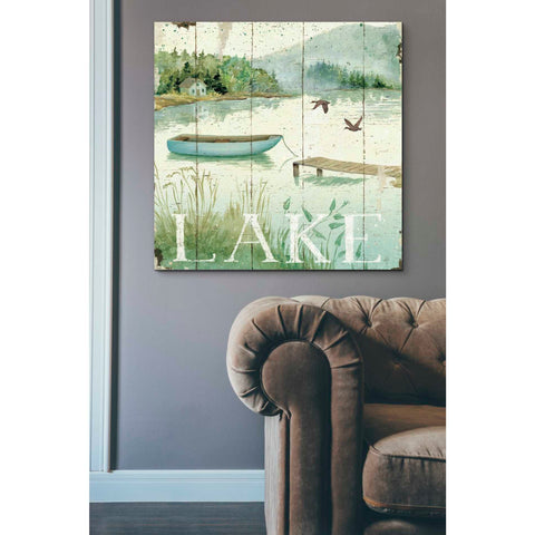 Image of 'Lakeside II' by Daphne Brissonet, Canvas Wall Art,37 x 37
