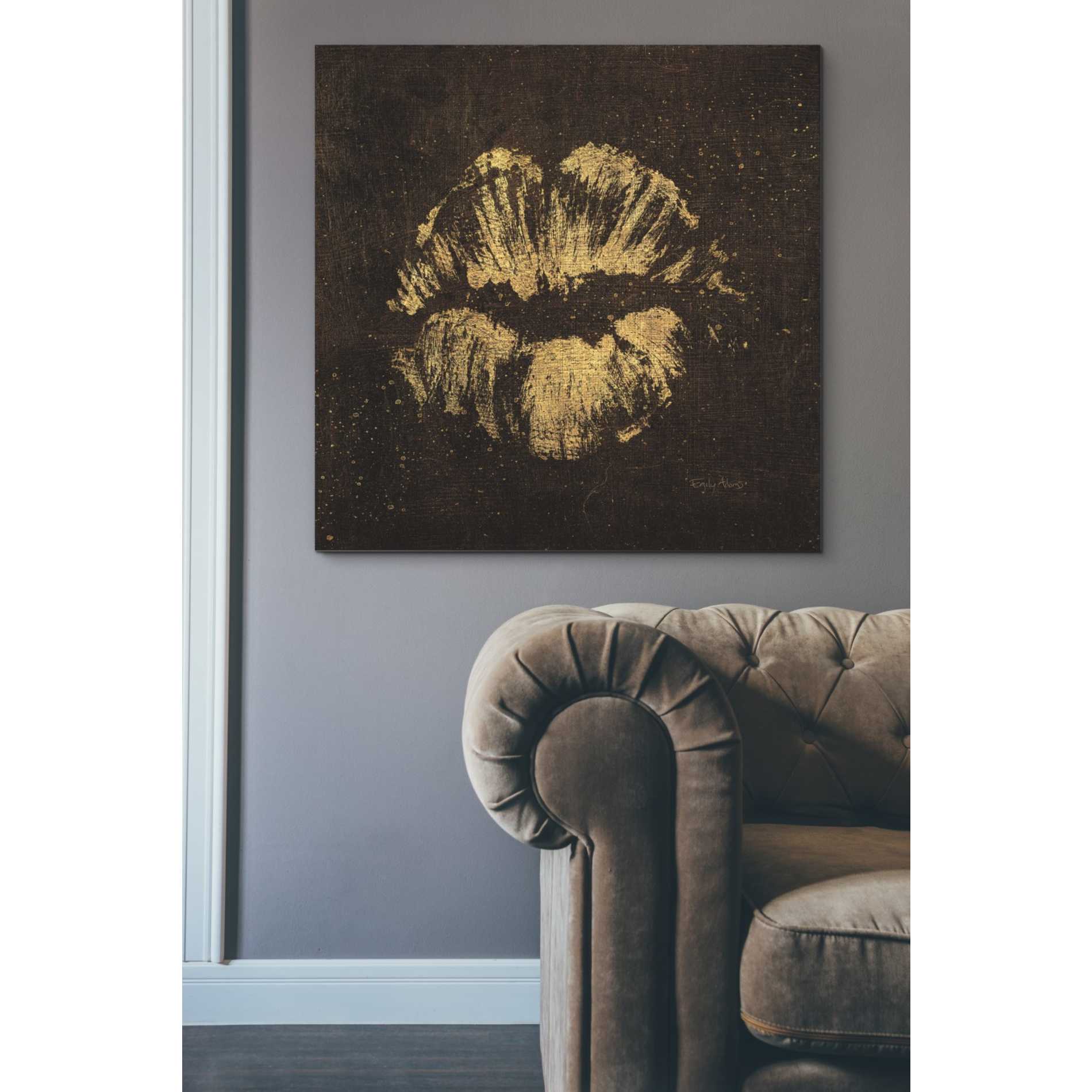 'Shoe Fetish Quotes VIII' by Emily Adams, Canvas Wall Art,37 x 37