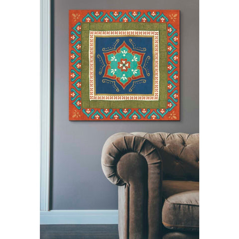 Image of 'Mexican Fiesta I' by Veronique Charron, Canvas Wall Art,37 x 37