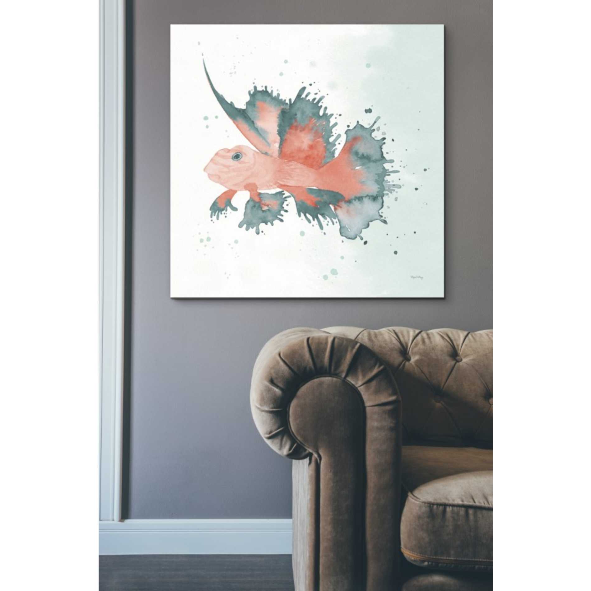 'Splash VI' by Elyse DeNeige, Canvas Wall Art,37 x 37