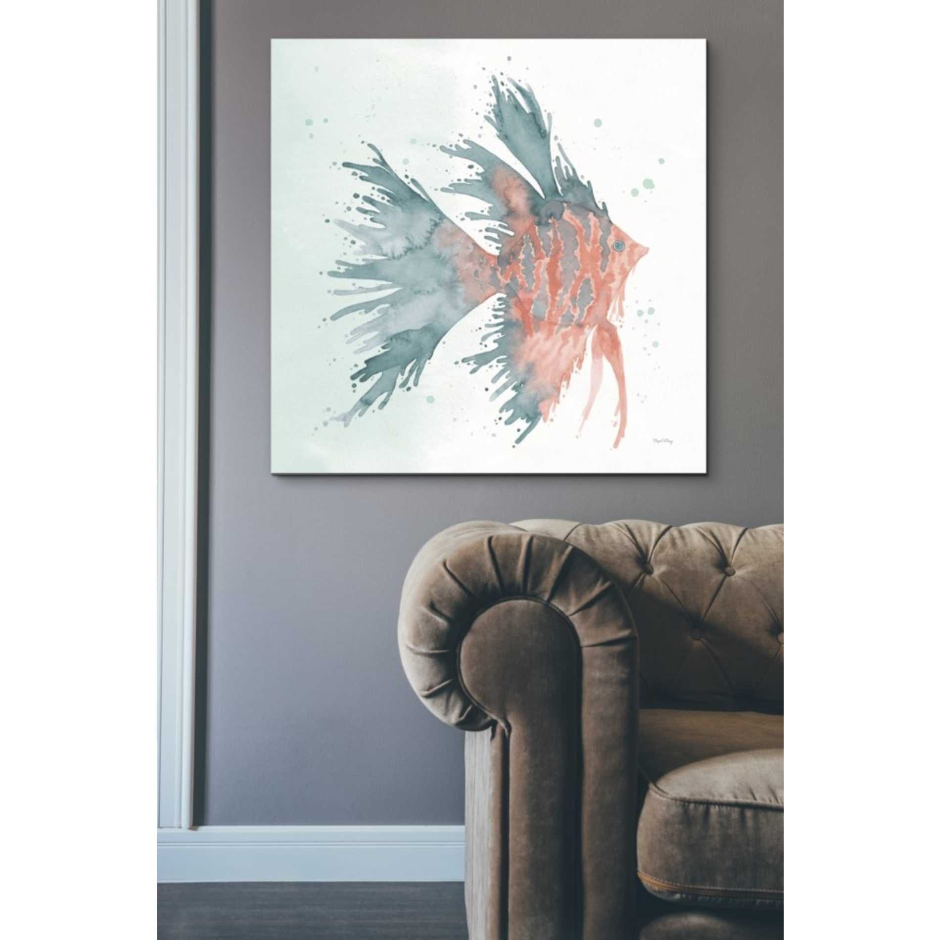 'Splash V' by Elyse DeNeige, Canvas Wall Art,37 x 37