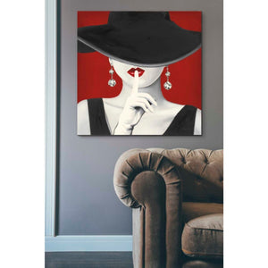 'Haute Chapeau Rouge I' by Marco Fabiano, Canvas Wall Art,37 x 37