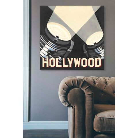 Image of 'Hollywood' by Marco Fabiano, Canvas Wall Art,37 x 37