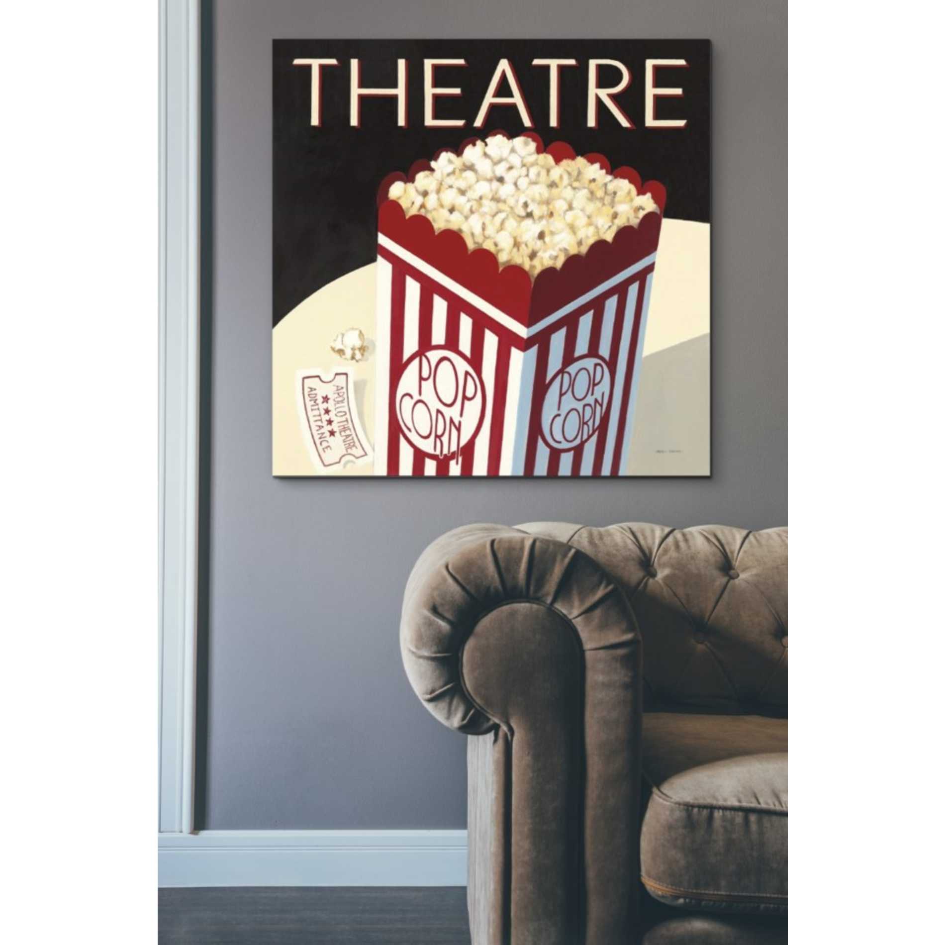 'Theatre' by Marco Fabiano, Canvas Wall Art,37 x 37