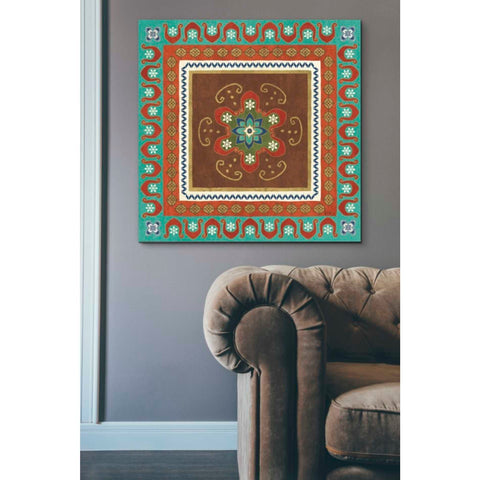 Image of 'Mexican Fiesta IV' by Veronique Charron, Canvas Wall Art,37 x 37