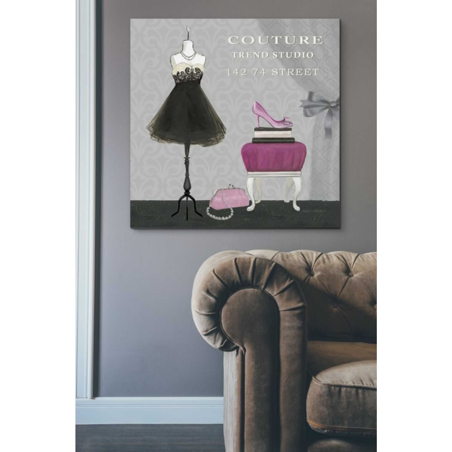 'Dress Fitting Boutique Sq III' by Marco Fabiano, Canvas Wall Art,37 x 37