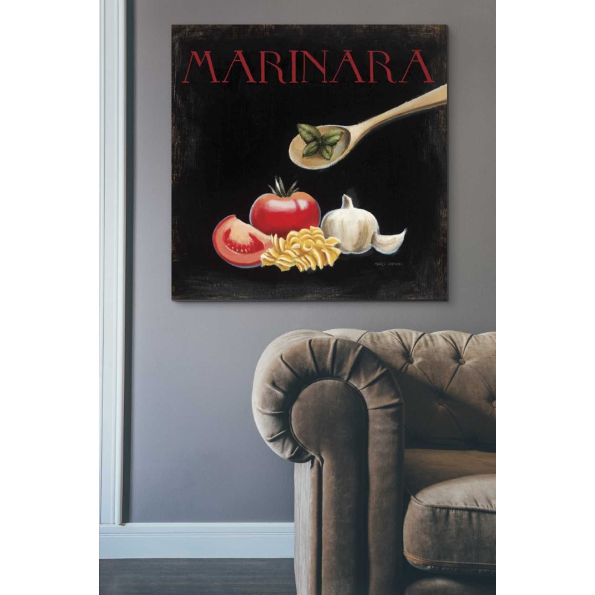 'Italian Cuisine IV' by Marco Fabiano, Canvas Wall Art,37 x 37