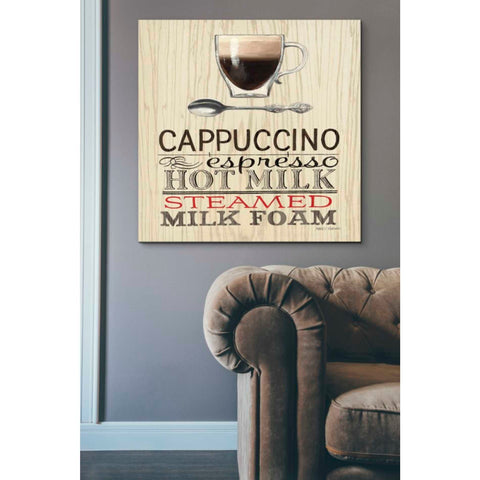 Image of 'Cappuccino' by Marco Fabiano, Canvas Wall Art,37 x 37