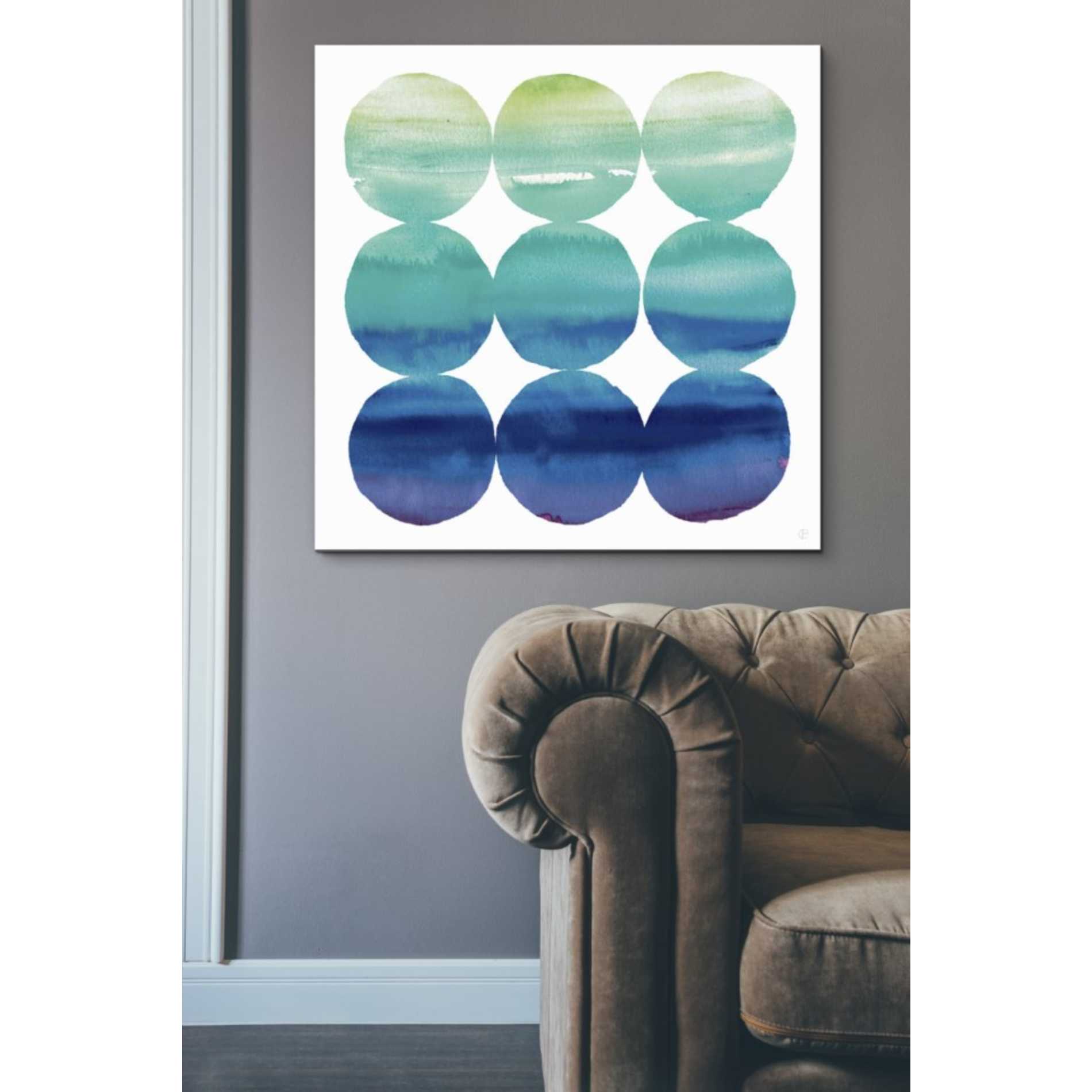 'Summer Dots III' by Elyse DeNeige, Canvas Wall Art,37 x 37