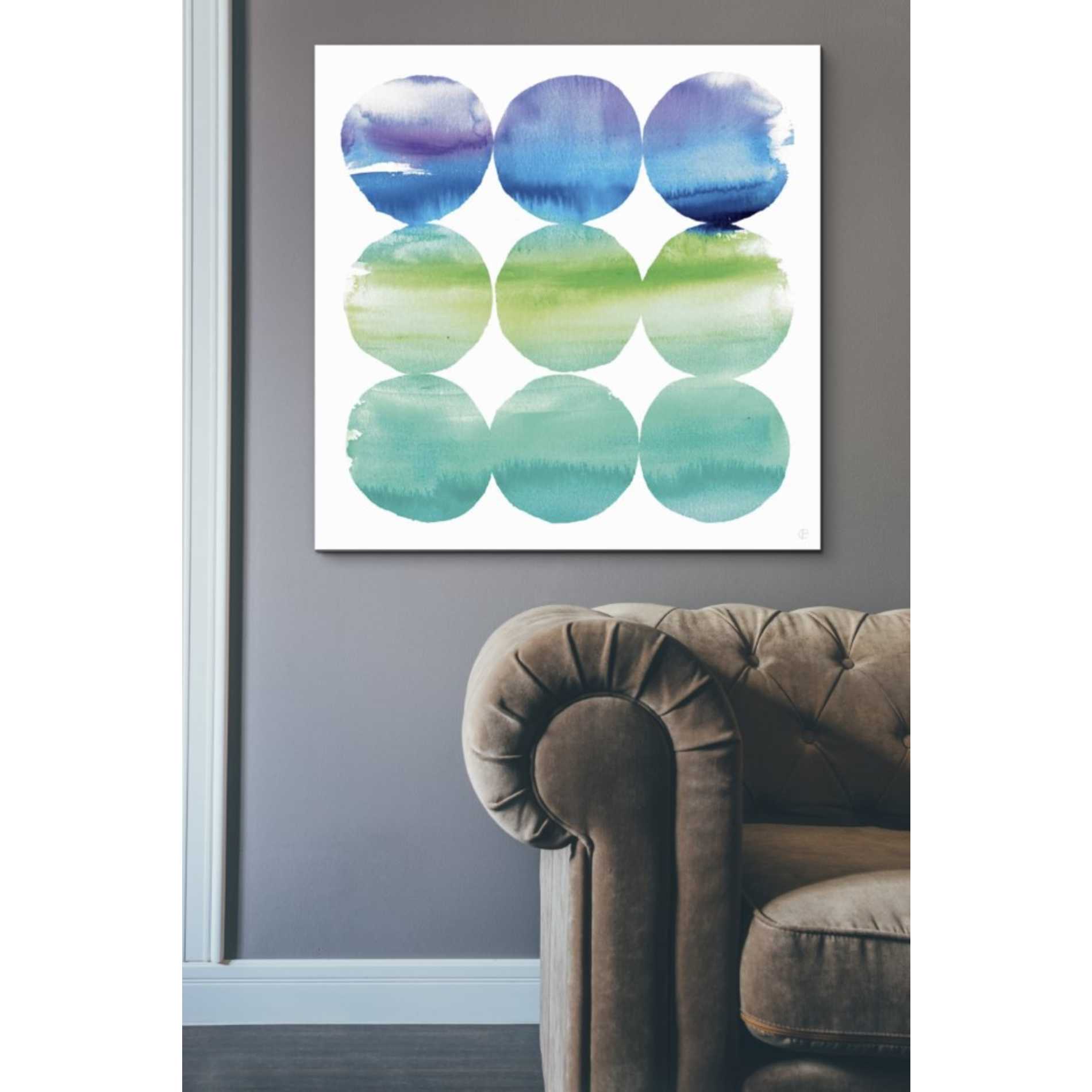 'Summer Dots II' by Elyse DeNeige, Canvas Wall Art,37 x 37