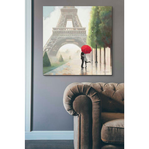 Image of 'Paris Romance II' by Marco Fabiano, Canvas Wall Art,37 x 37