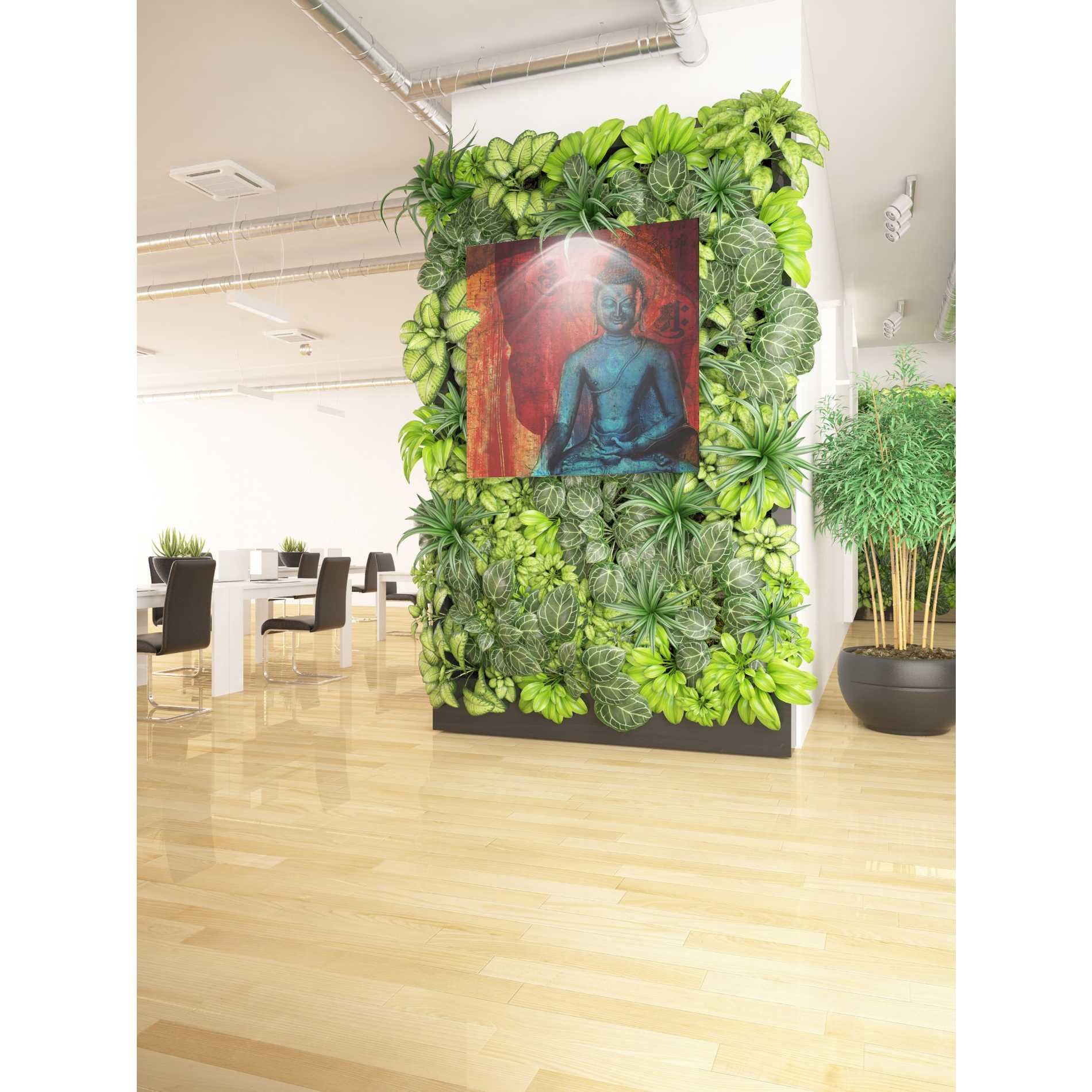 'Blue Buddha' by Elena Ray Canvas Wall Art,37 x 37