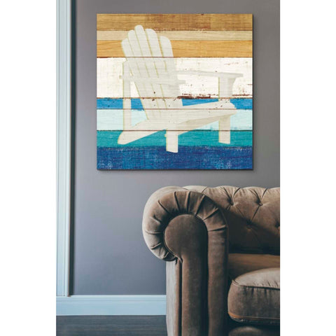 Image of 'Beachscape IV' by Michael Mullan, Canvas Wall Art,37 x 37