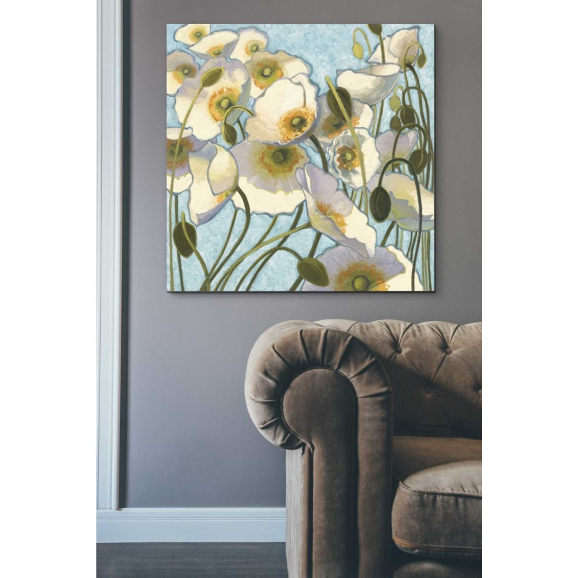 'Chantilly' by Shirley Novak, Canvas Wall Art,37 x 37