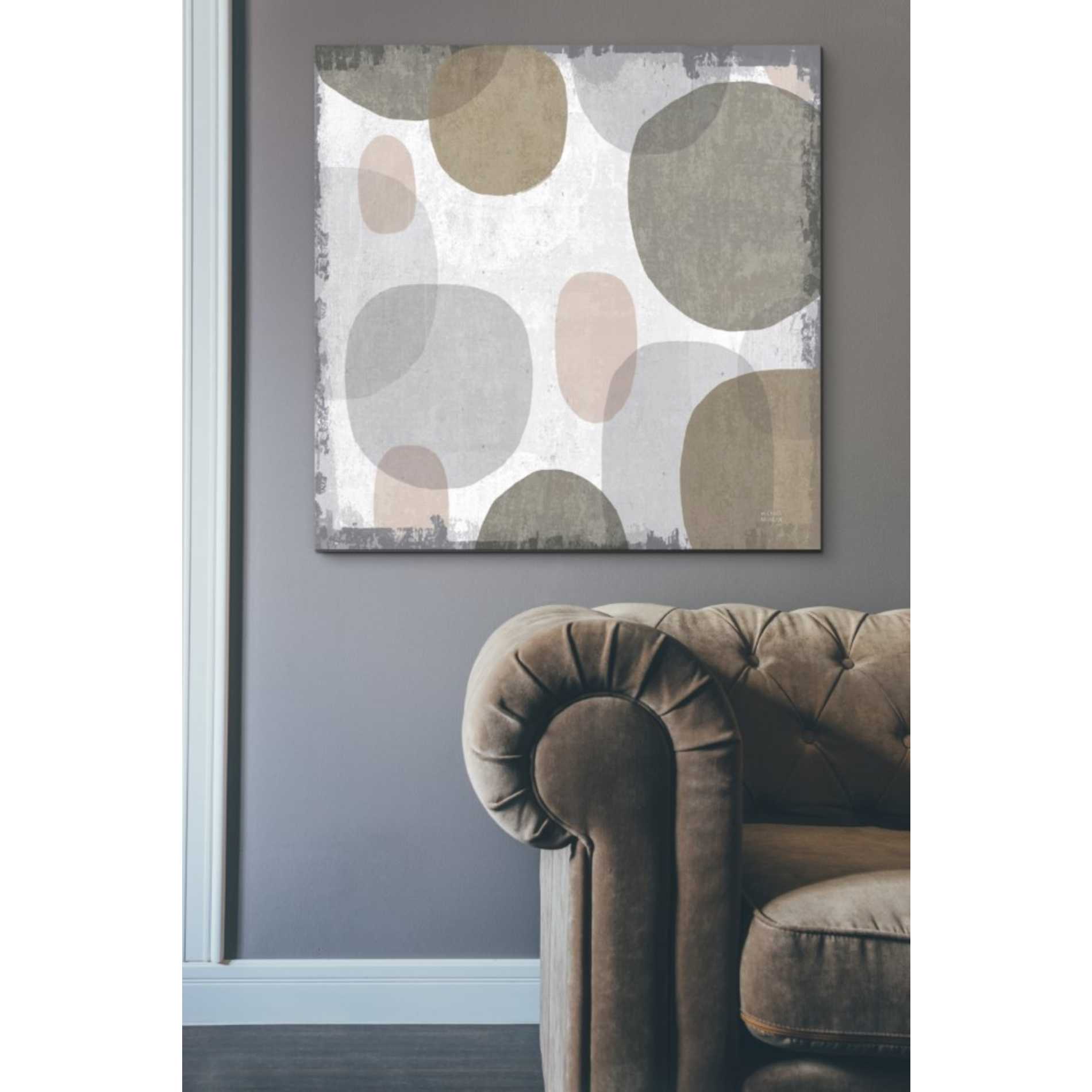 'Pastel Drips I' by Michael Mullan, Canvas Wall Art,37 x 37