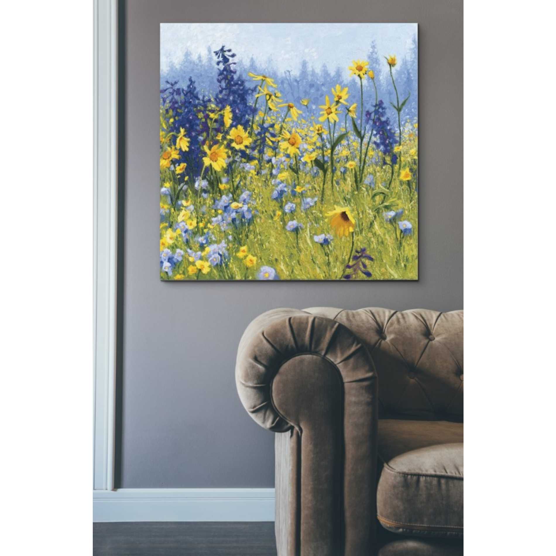 'Joyful in July III' by Shirley Novak, Canvas Wall Art,37 x 37