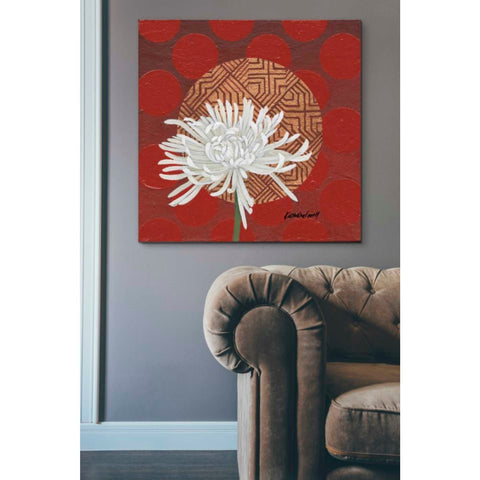 Image of 'Morning Chrysanthemum IV' by Kathrine Lovell, Canvas Wall Art,37 x 37