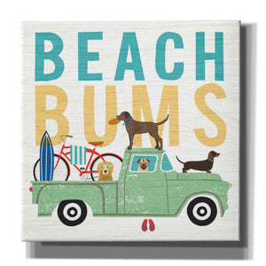 'Beach Bums Truck I square' by Michael Mullan, Canvas Wall Art