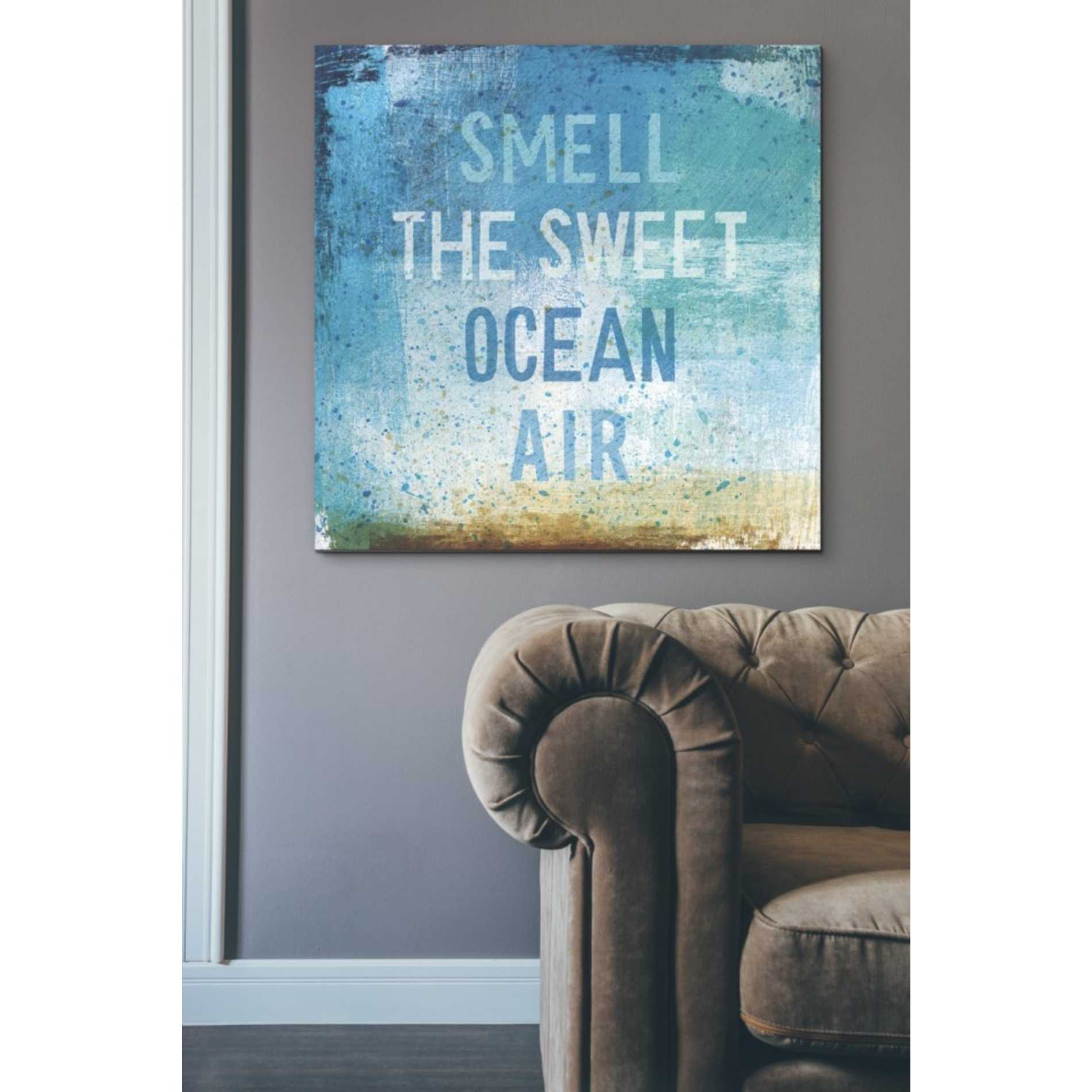 'Beachscape Abstract II' by Michael Mullan, Canvas Wall Art,37 x 37