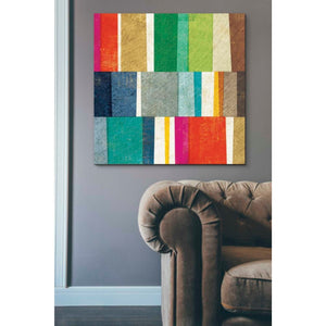 'Colorful Abstract' by Michael Mullan, Canvas Wall Art,37 x 37