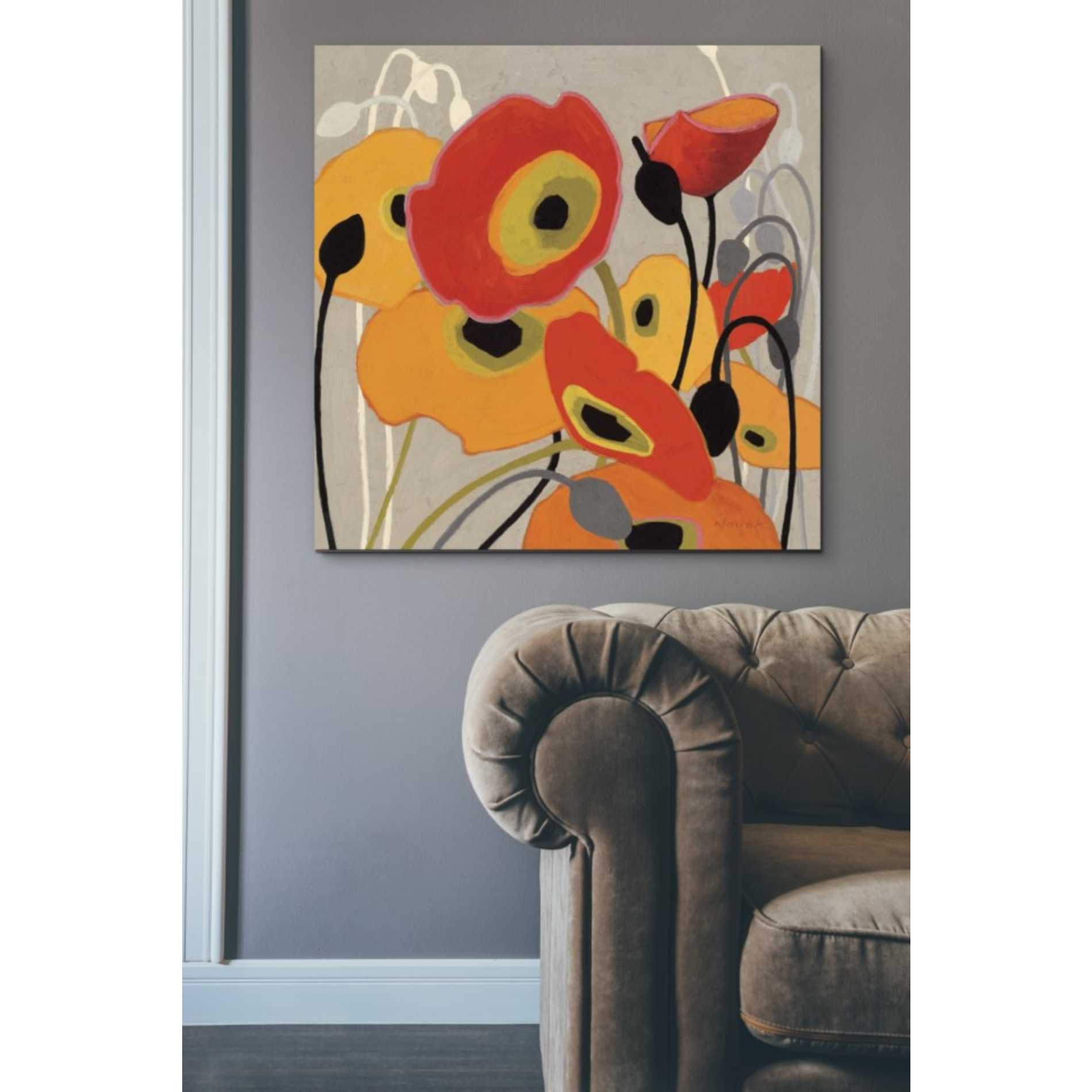 'Mango Tango I' by Shirley Novak, Canvas Wall Art,37 x 37