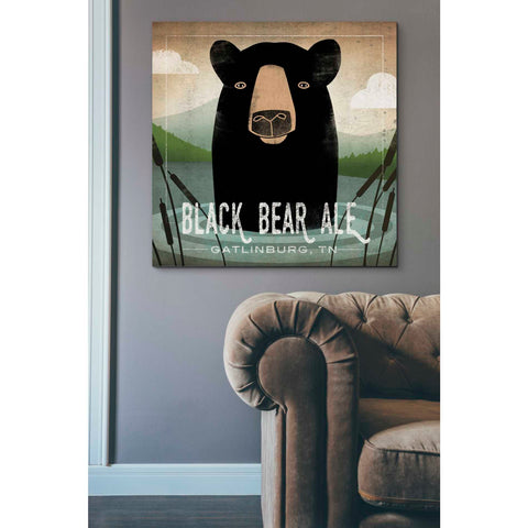 Image of 'Skinny Dip Black Bear Ale' by Ryan Fowler, Canvas Wall Art,37 x 37