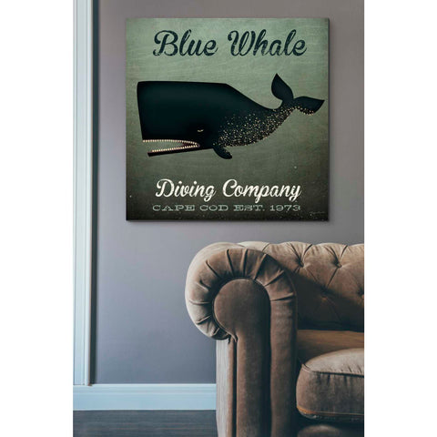 Image of 'Barnacle Whale Diving Co' by Ryan Fowler, Canvas Wall Art,37 x 37