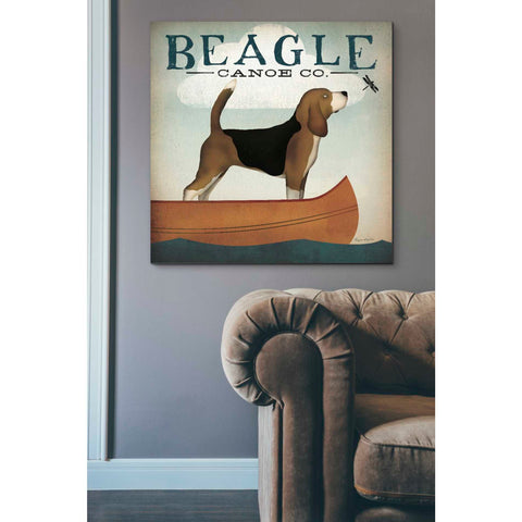 Image of 'Beagle Canoe Co' by Ryan Fowler, Canvas Wall Art,37 x 37
