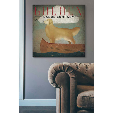 Image of 'Golden Dog Canoe Co' by Ryan Fowler, Canvas Wall Art,37 x 37