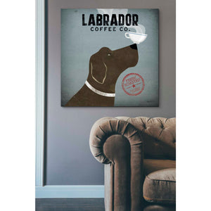 'Labrador Coffee Co' by Ryan Fowler, Canvas Wall Art,37 x 37