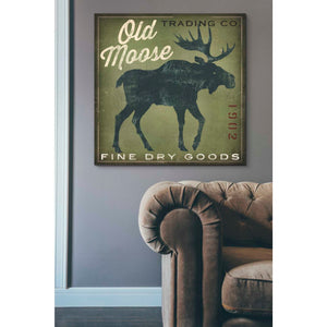 'Old Moose Trading Co. - green' by Ryan Fowler, Canvas Wall Art,37 x 37