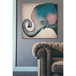 'Elephant Wow II' by Ryan Fowler, Canvas Wall Art,37 x 37